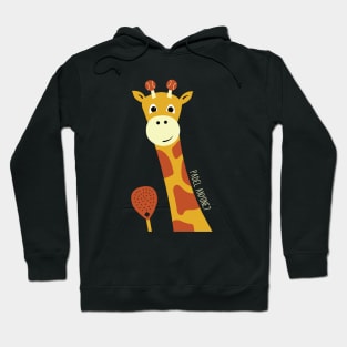 Giraffe Padel Anyone Hoodie